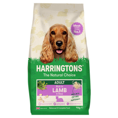 Harringtons Adult Dog Food Lamb & Rice 4Kg — image 1