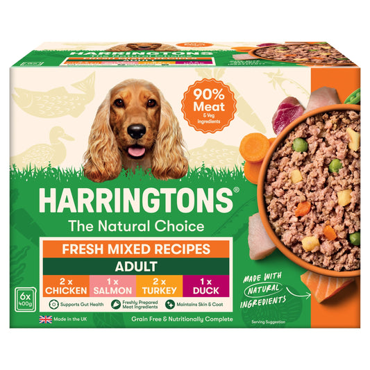 Harringtons Adult Dog Mixed Selection Box 6X400g — image 1