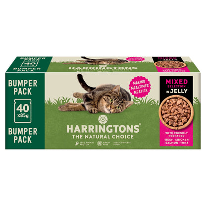 Harringtons Cat Food Mixed Selection in Jelly 40 x 85g — image 1