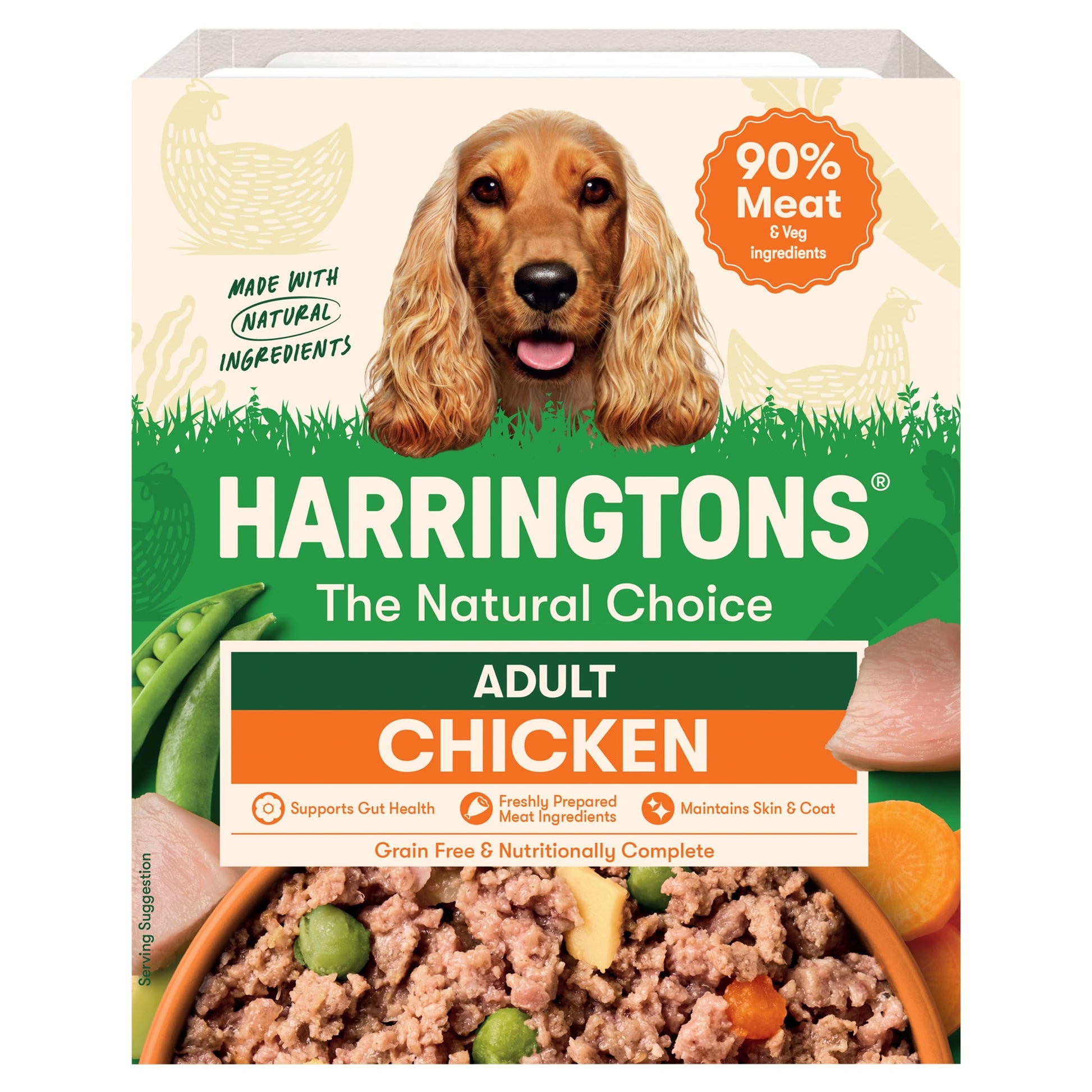 Harringtons Grain Free Chicken & Vegetable Adult Dog 400G — image 1
