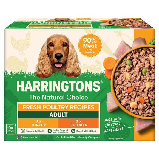 Harringtons Poultry Selection Box Dog Food 6X400g — image 1