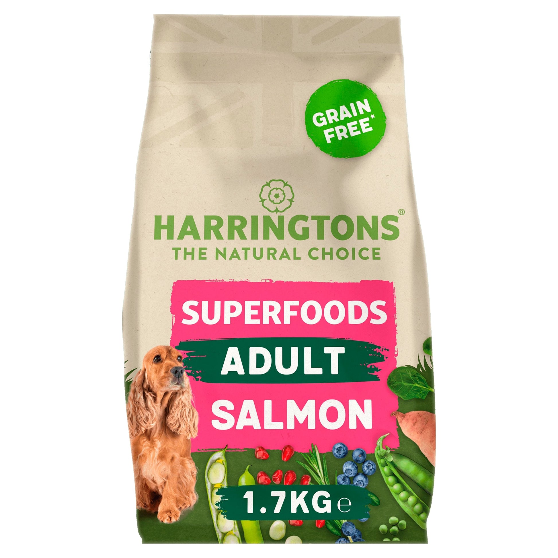 Harringtons Superfoods Adult Dog Food - Salmon 1.7kg — image 1