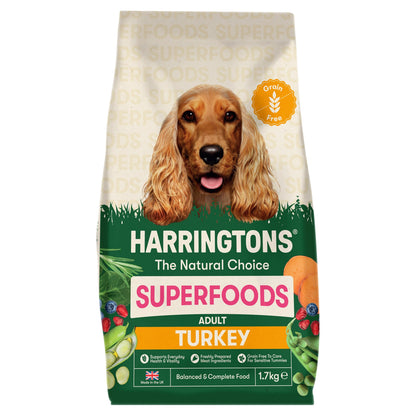 Harringtons Superfoods Adult Dog Food - Turkey With Vegetables 1.7kg — image 1