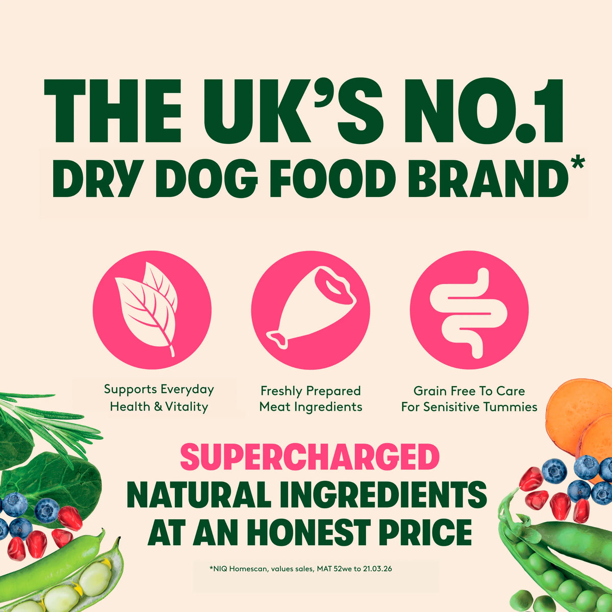 Harringtons Superfoods Adult Dog Food - Turkey With Vegetables 1.7kg — image 2
