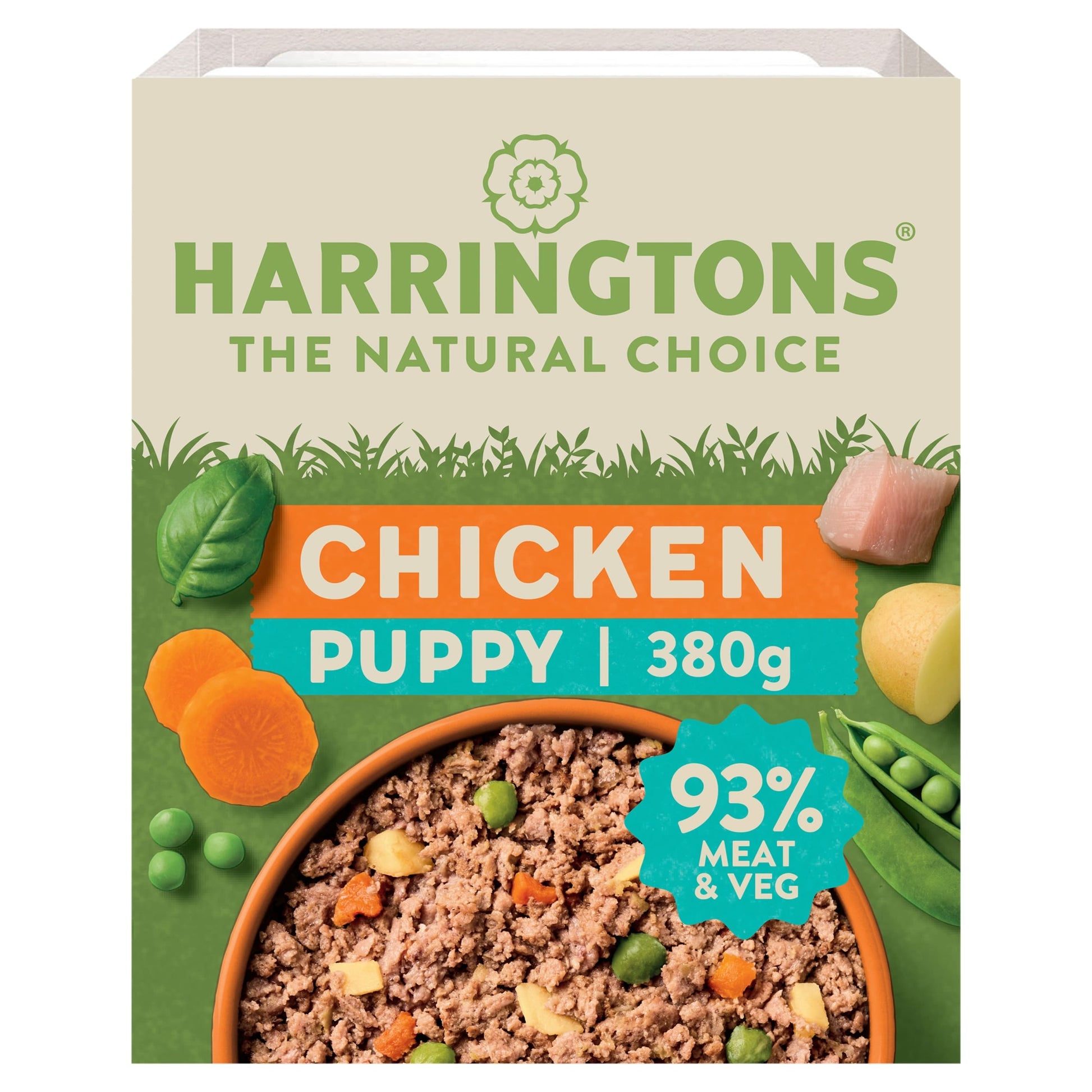 Harringtons Wet Grain Free Chicken With Potato and Vegetables Puppy Food 380g — image 1