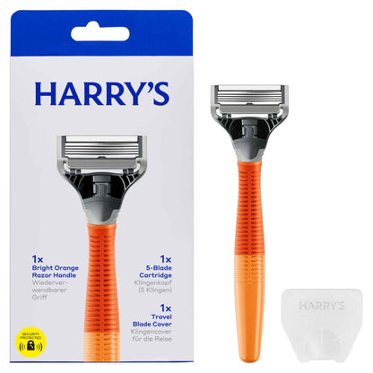 HARRY'S 5 Blade Razor, Bright Orange