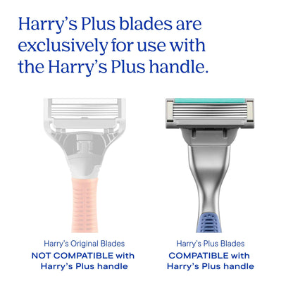 HARRY'S Plus Razor And 5 Blade Tide Set