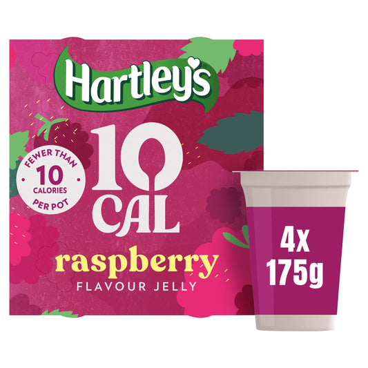 Hartley's 10 Cal Raspberry Flavour Jelly 4x175g — image 1