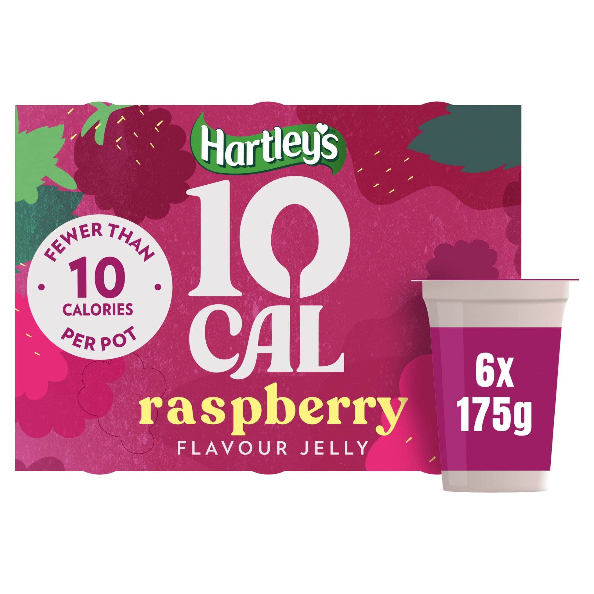 Hartley's 10 Cal Raspberry Flavour Jelly 6 x 175g — image 1