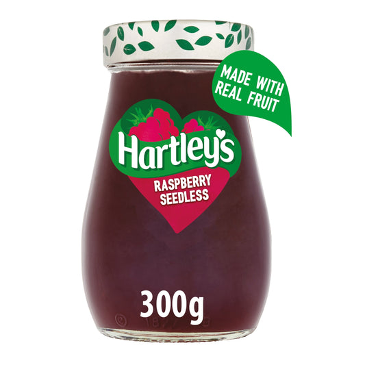 Hartley's Best Seedless Raspberry Jam 300g — image 1