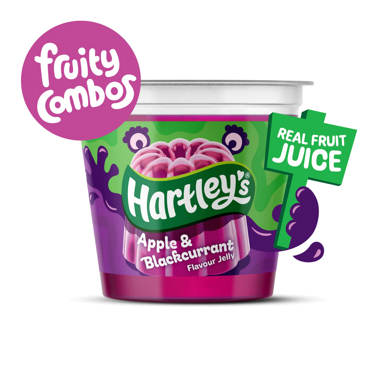 Hartley's Fruity Combos Blackcurrant & Apple Jelly 125g — image 1