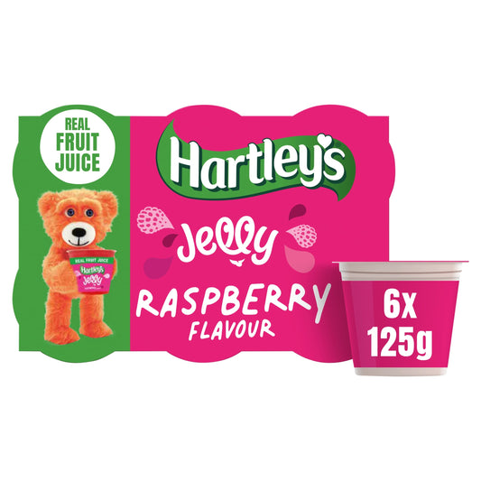 Hartley's Raspberry Flavour Jelly 6 x 125g — image 1