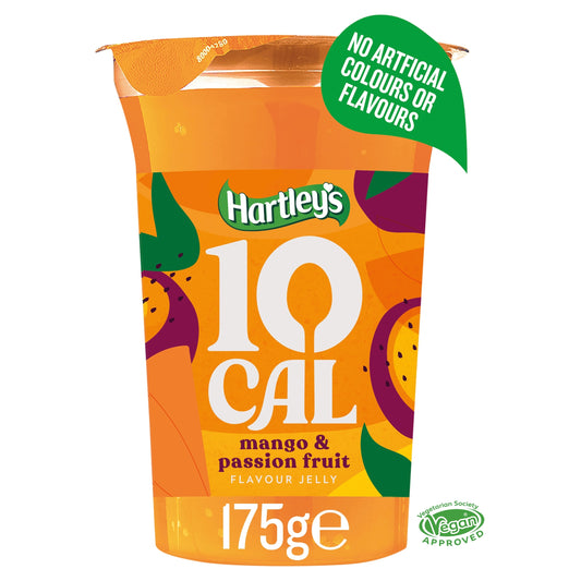 Hartley's Ready To Eat Reduced Sugar Mango & Passion Fruit Jelly 175G — image 1