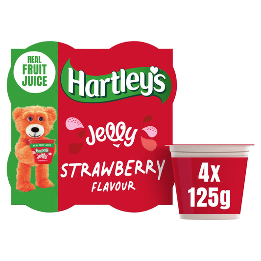 Hartley's Strawberry Flavour Jelly 4 x 125g — image 1
