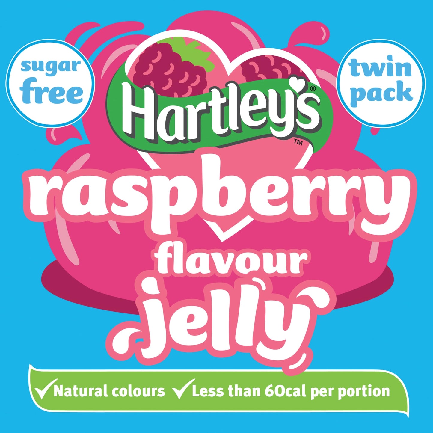 Hartleys Sugar Free Jelly Raspberry 23G — image 1