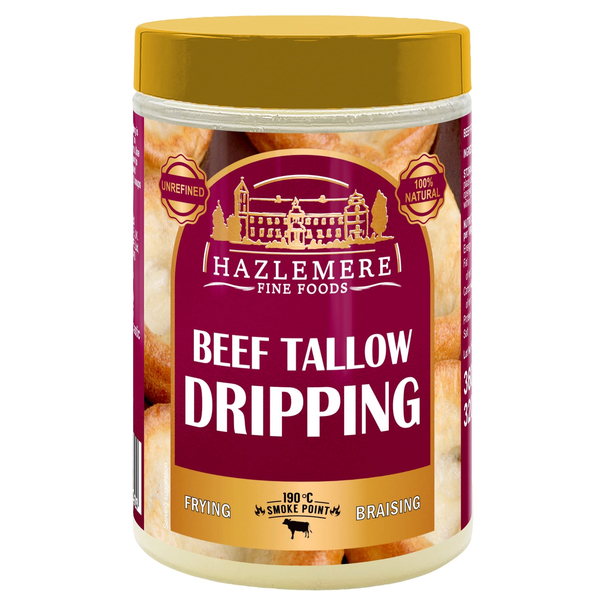 HAZLEMERE Premium Beef Dripping 320g — image 1