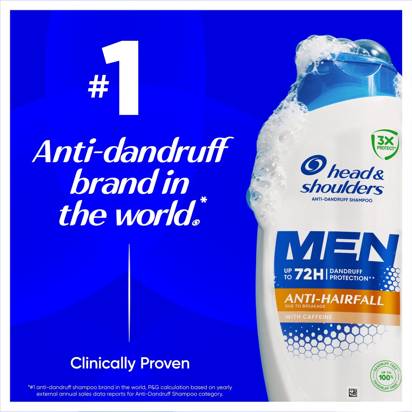 Head and Shoulders Men Anti-Hairfall Shampoo 330ml — image 2
