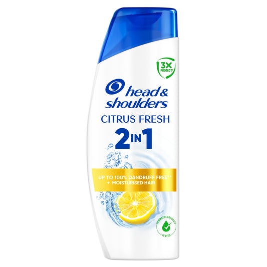 Head & Shoulders 2 in 1 Citrus Fresh Shampoo & Conditioner 330ml — image 1