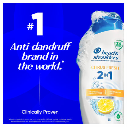 Head & Shoulders 2 in 1 Citrus Fresh Shampoo & Conditioner 330ml — image 2
