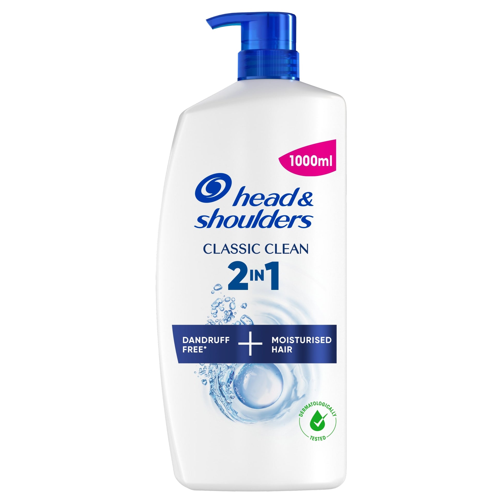 Head & Shoulders 2 In 1 Classic Clean Shampoo 1L — image 1