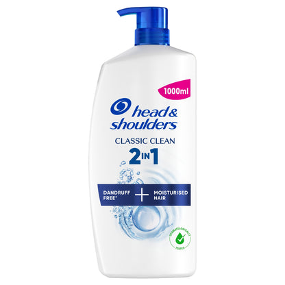 Head & Shoulders 2 In 1 Classic Clean Shampoo 1L — image 1