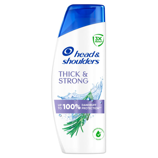 Head & Shoulders Anti-dandruff Shampoo Thick & Strong with Rosemary Extract 400ml — image 1
