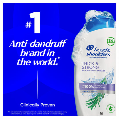 Head & Shoulders Anti-dandruff Shampoo Thick & Strong with Rosemary Extract 400ml — image 2