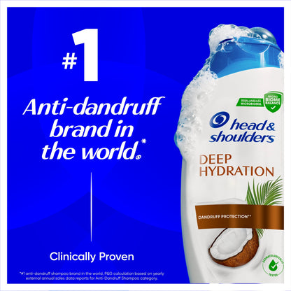Head & Shoulders Deep Hydration Anti Dandruff Shampoo 400Ml — image 2