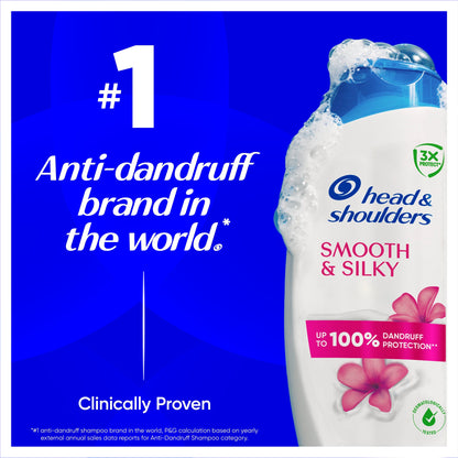 Head & Shoulders Smooth & Silky Anti Dandruff Shampoo 400Ml — image 2