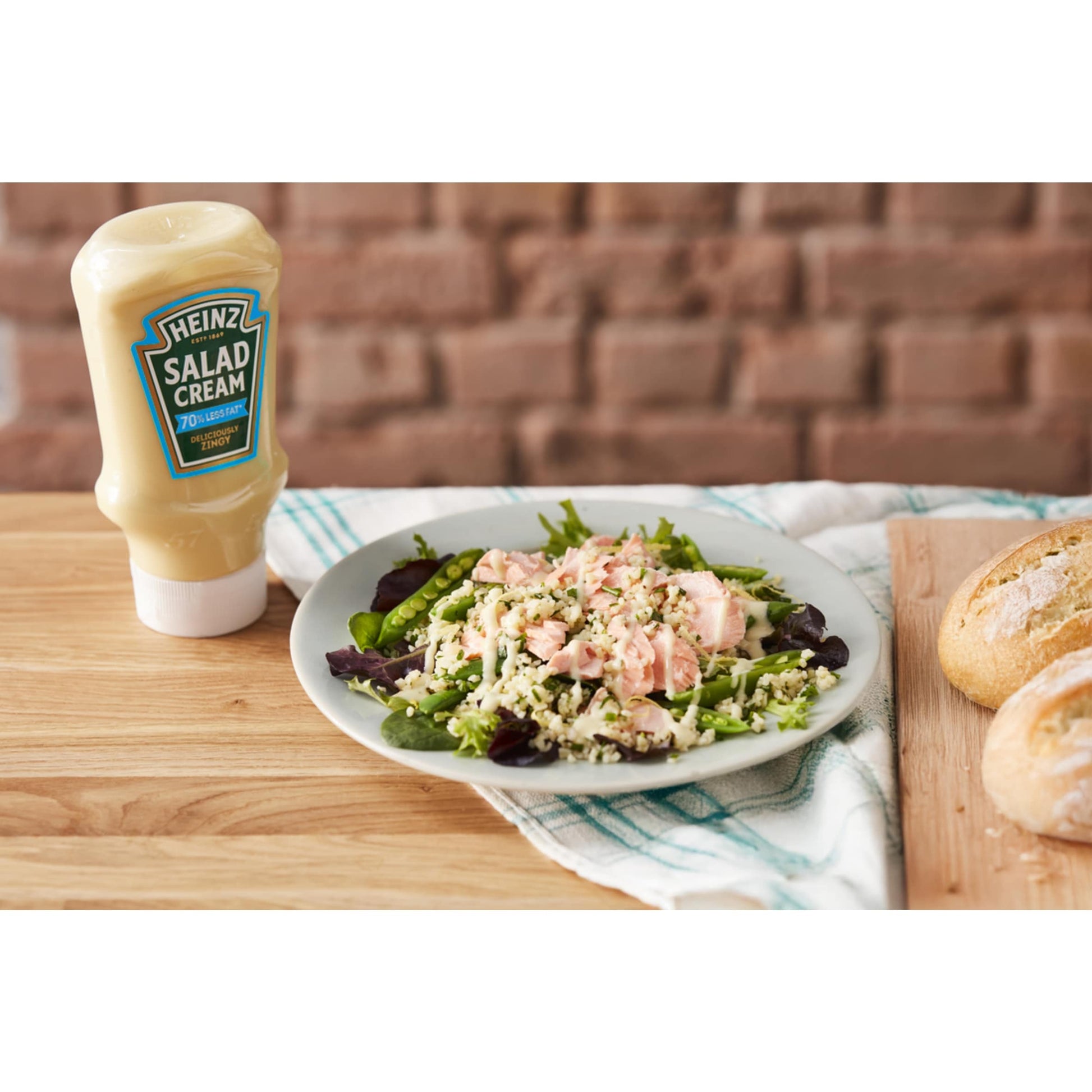 Heinz 70% Less Fat Salad Cream 415g — image 2