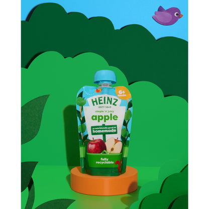 Heinz Apple Baby Food Fruit Puree Pouch 100g — image 2