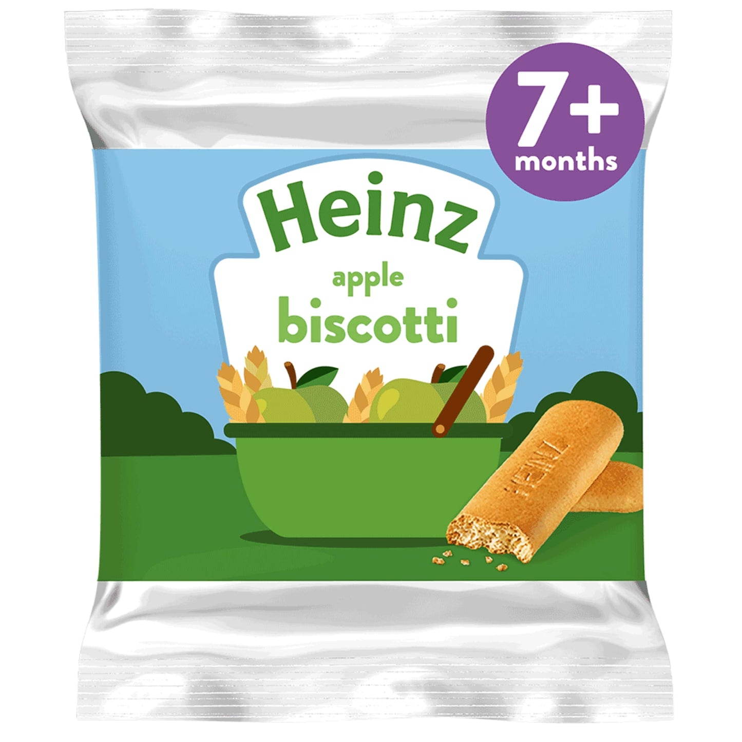 Heinz Apple Biscotti Baby Food Snacks 60g — image 1