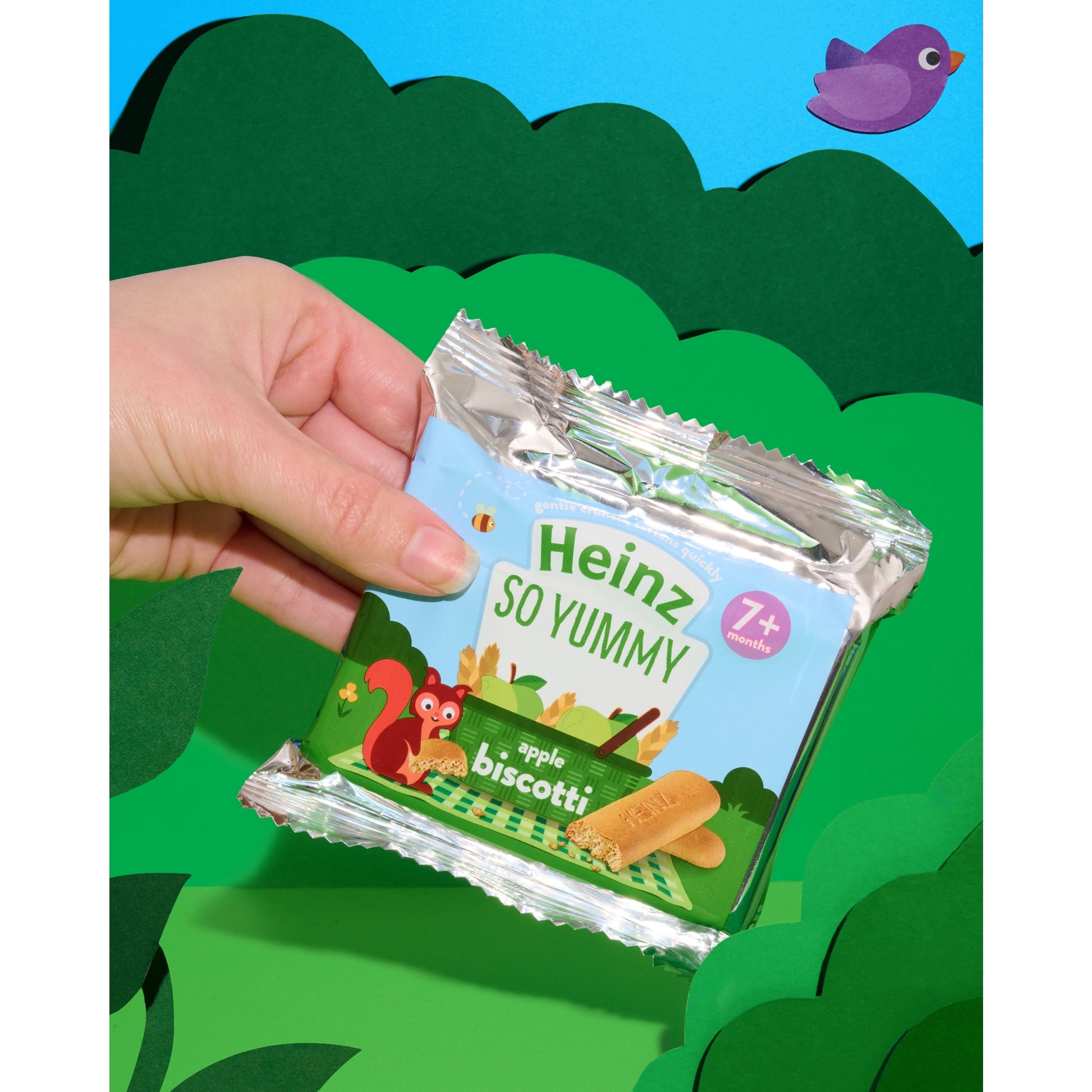Heinz Apple Biscotti Baby Food Snacks 60g — image 3