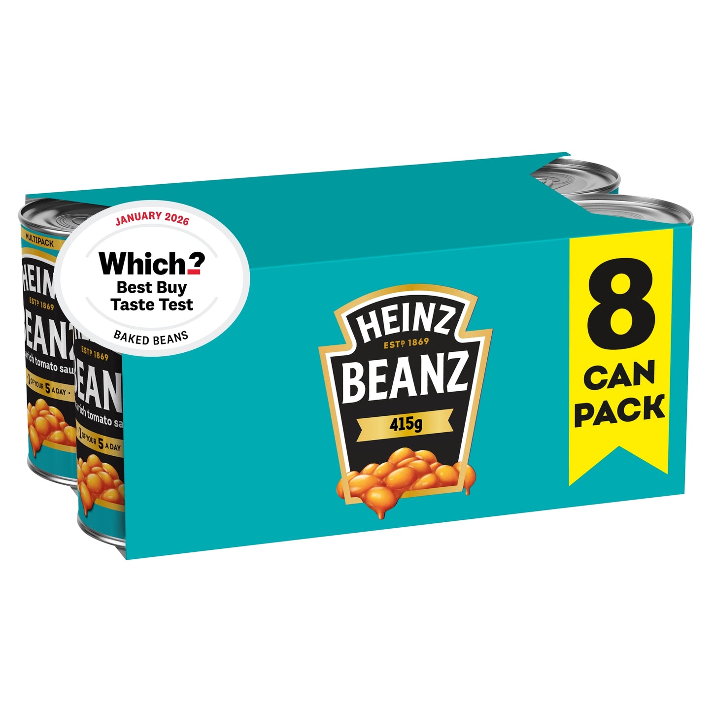 Heinz Baked Beans in Tomato Sauce 8 x 415g — image 2