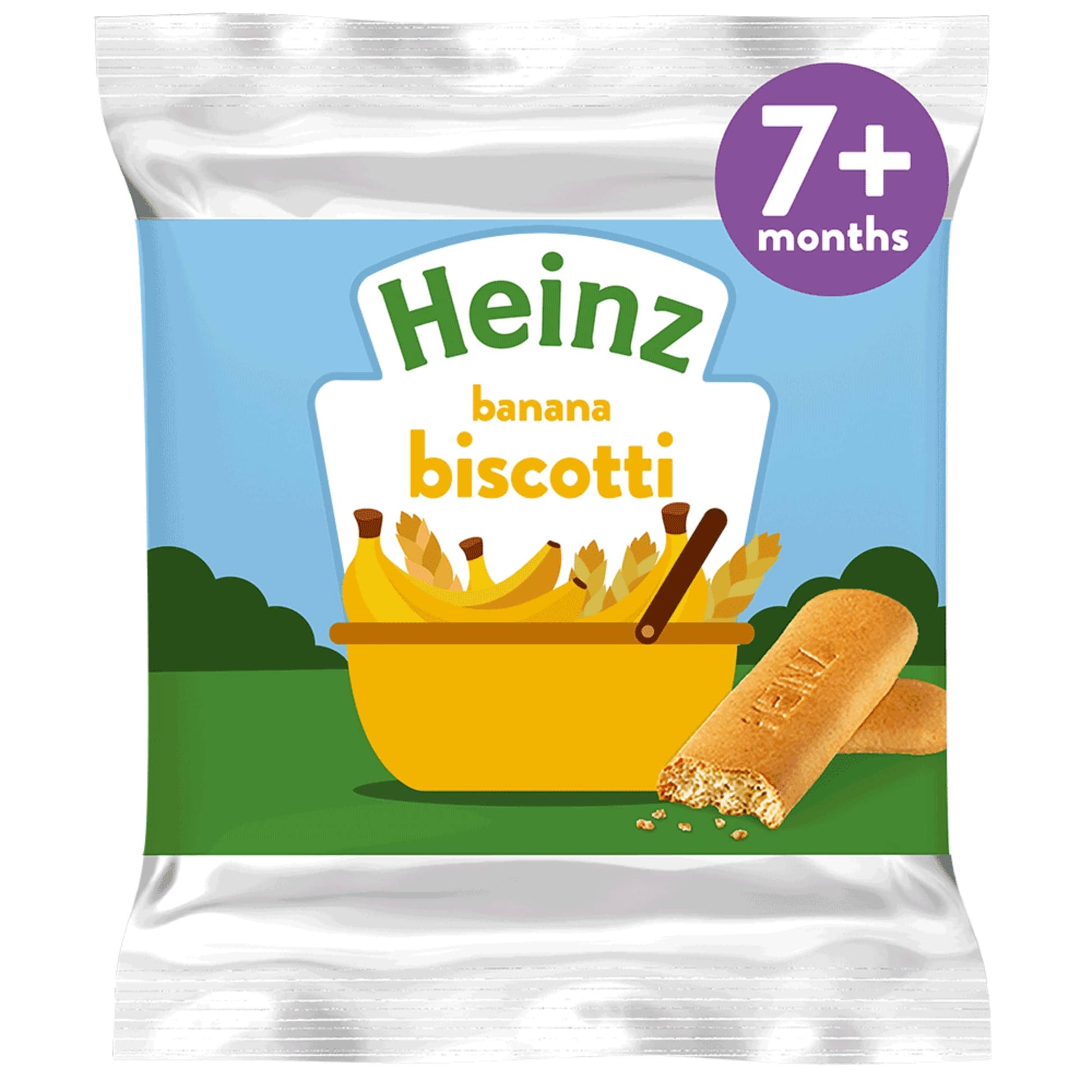 Heinz Banana Biscotti Baby Food Snacks 60g — image 1