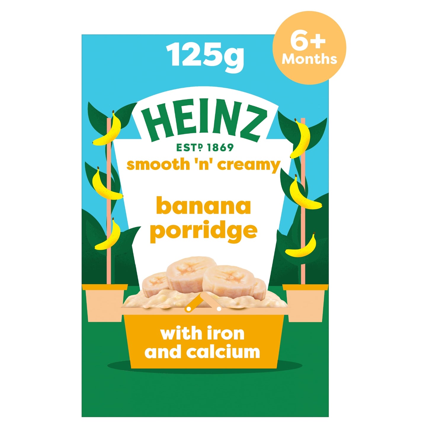 Heinz Banana Porridge Baby Food 6m+ 125g — image 1