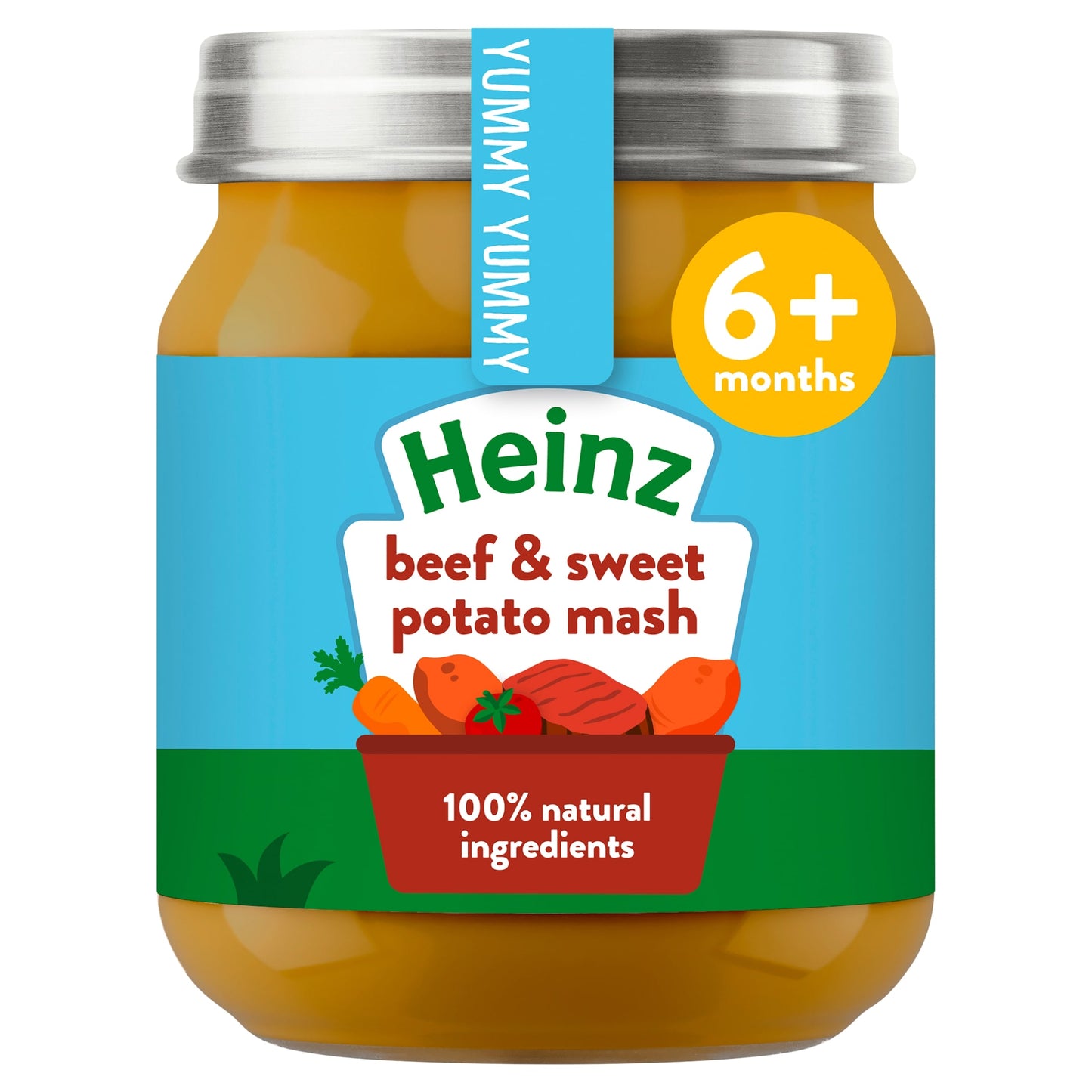 Heinz Beef & Sweet Potato Mash Baby Food Jar 120g — image 1