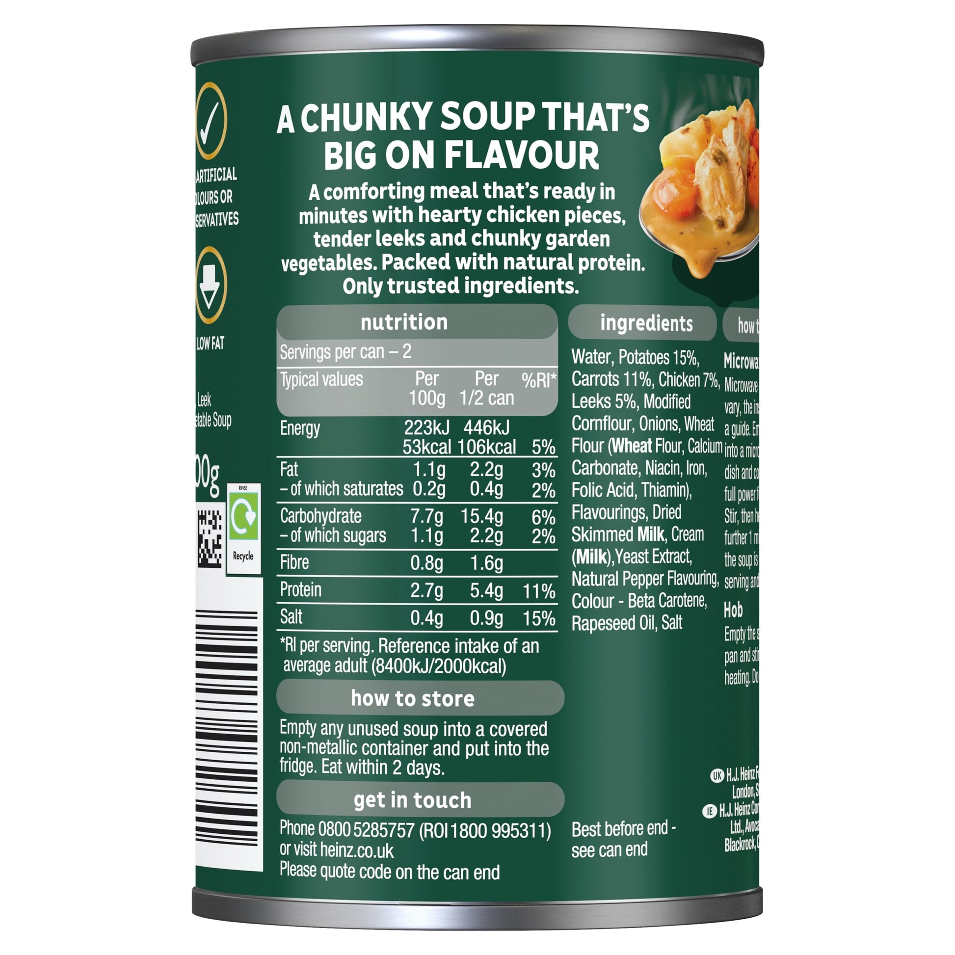 Heinz Big Soup - Chicken & Leek 400g — image 3