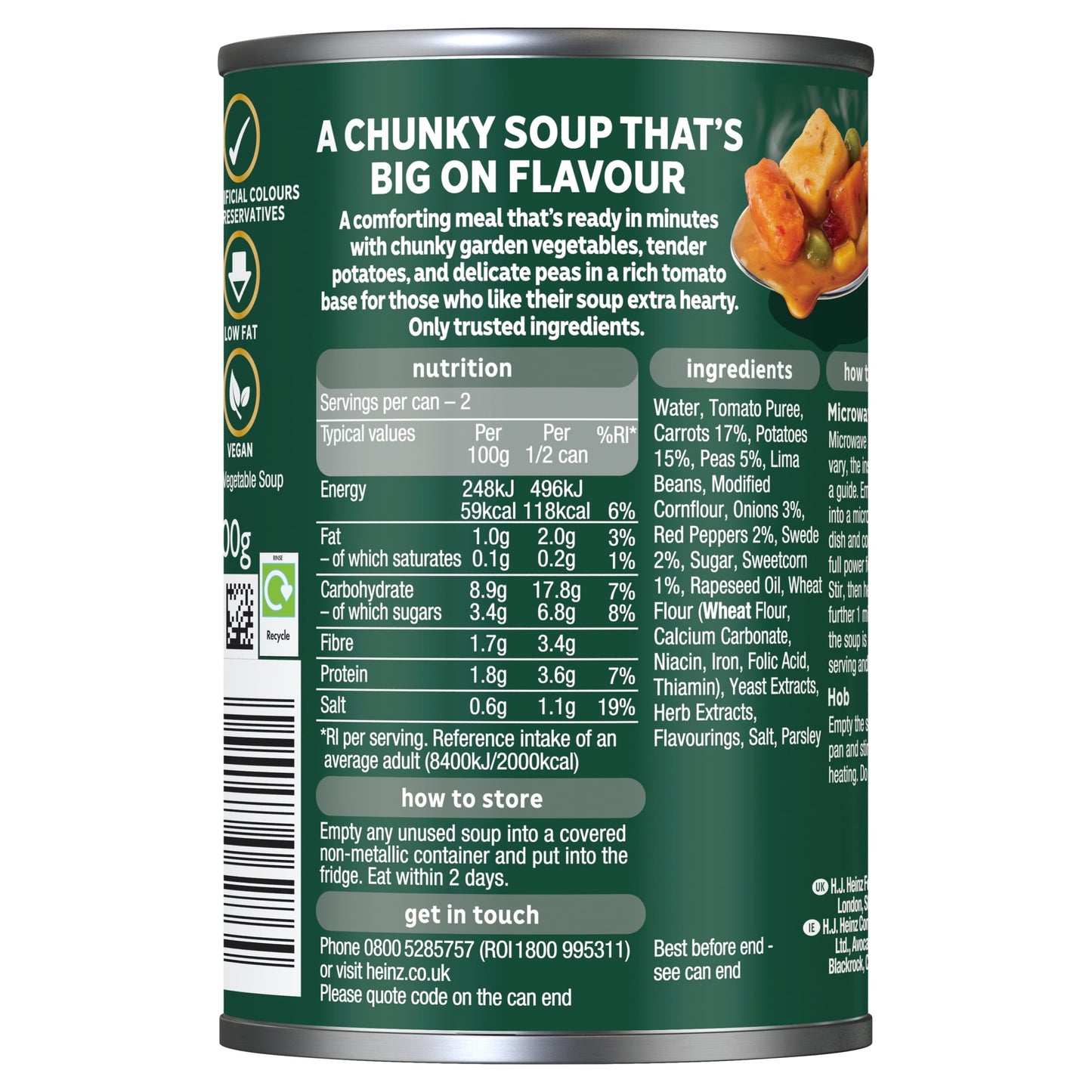 Heinz Big Soup Chunky Veg 400g — image 3
