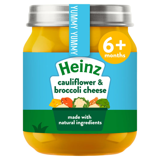 Heinz Cauliflower & Broccoli Cheese Baby Food Jar 120g — image 1