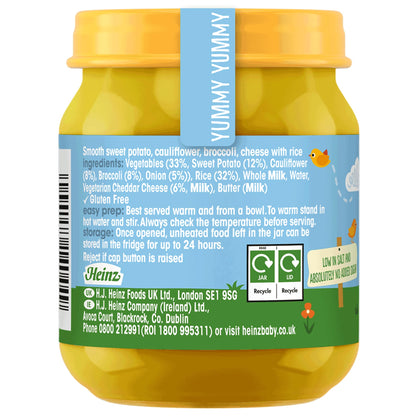Heinz Cauliflower & Broccoli Cheese Baby Food Jar 120g — image 2