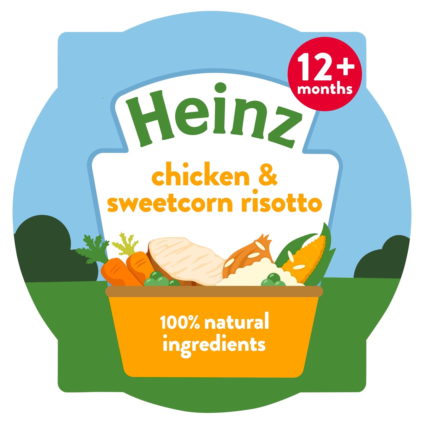 Heinz Chicken & Sweetcorn Risotto Baby Food Tray 200g — image 1