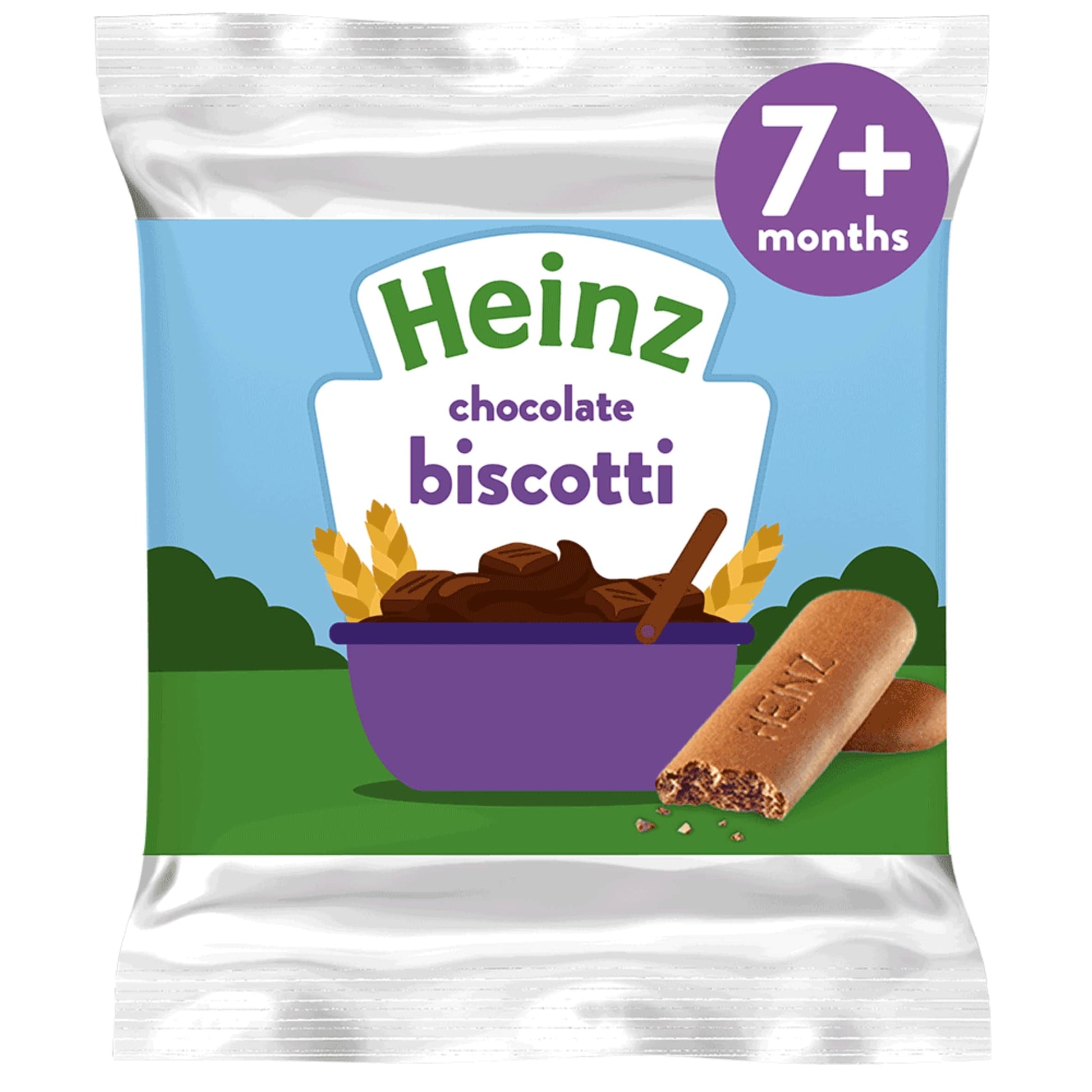 Heinz Chocolate Biscotti Baby Food Snack 7m+ — image 1