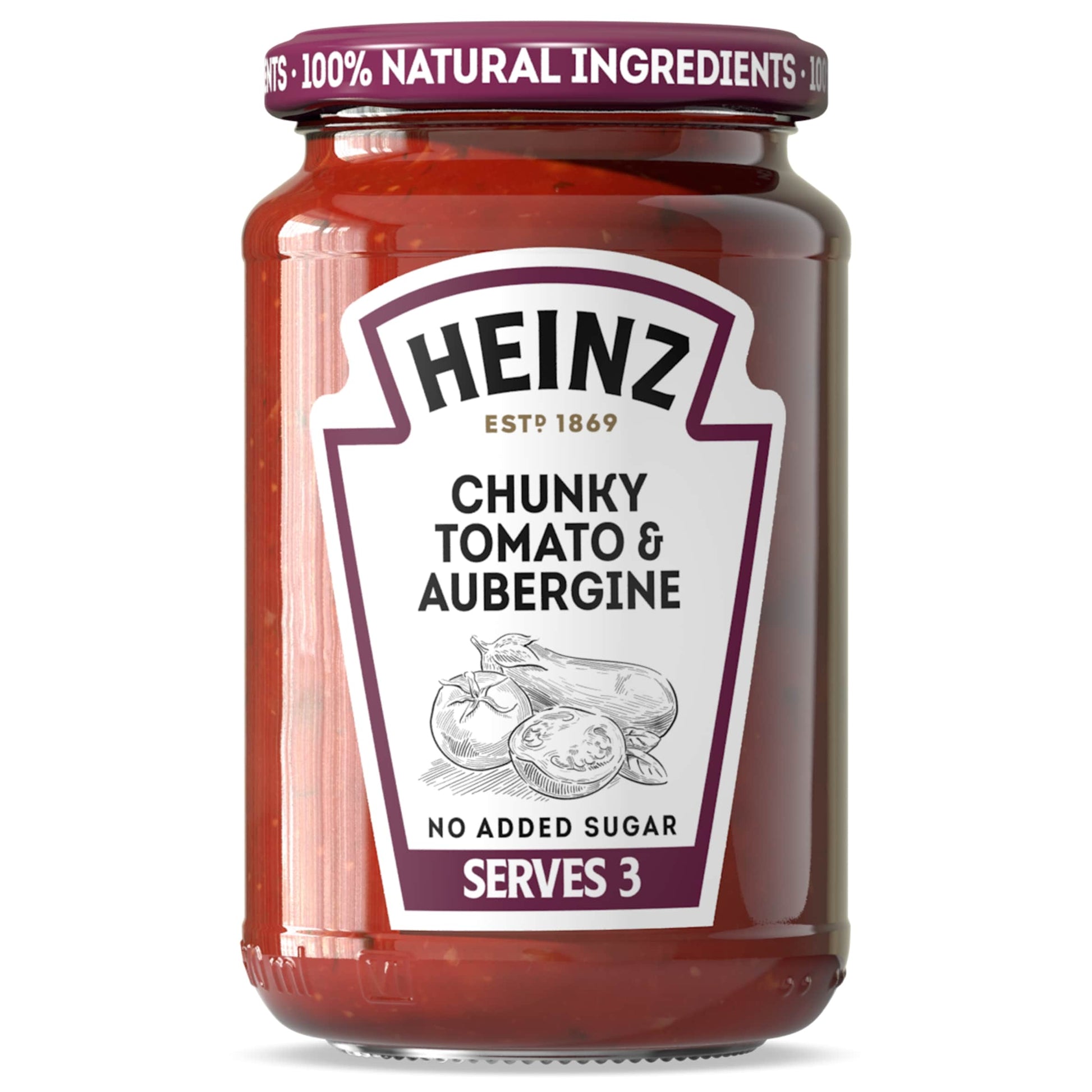Heinz Chunky Tomato & Aubergine Sauce 350g — image 1