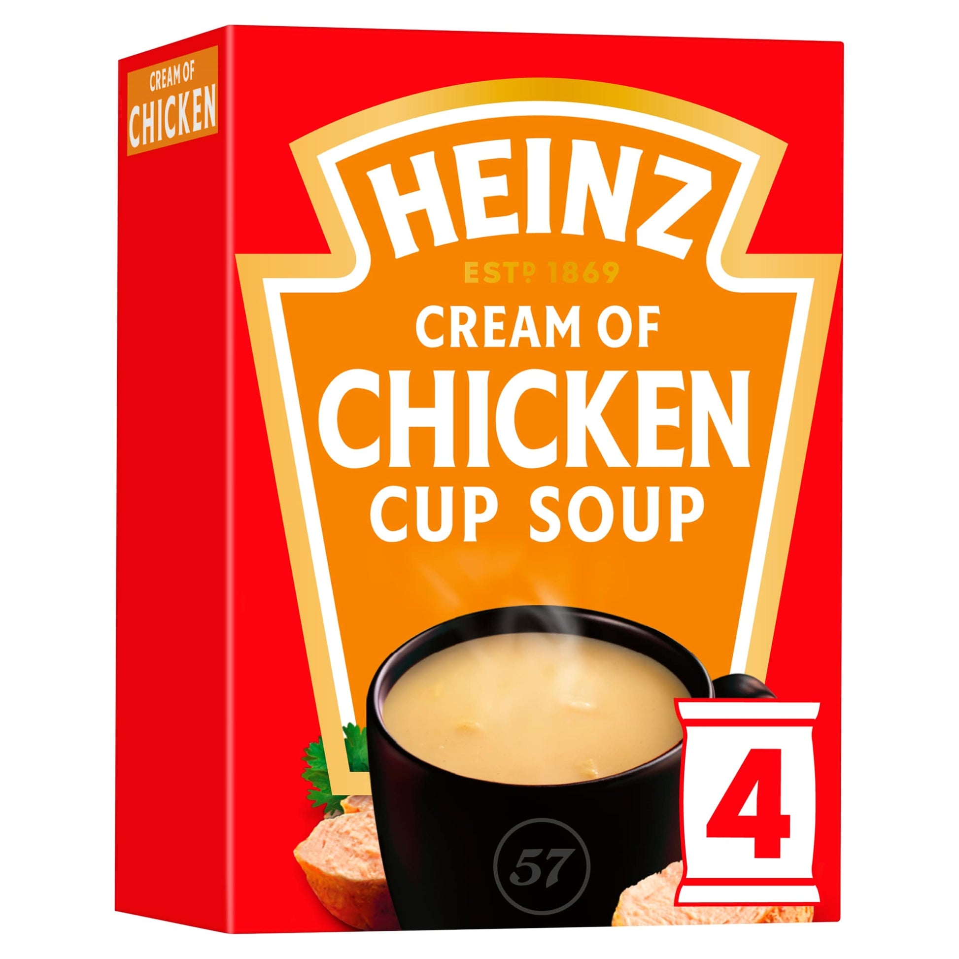 Heinz Cream Of Chicken Cup Soup 4 Pack 68G — image 1
