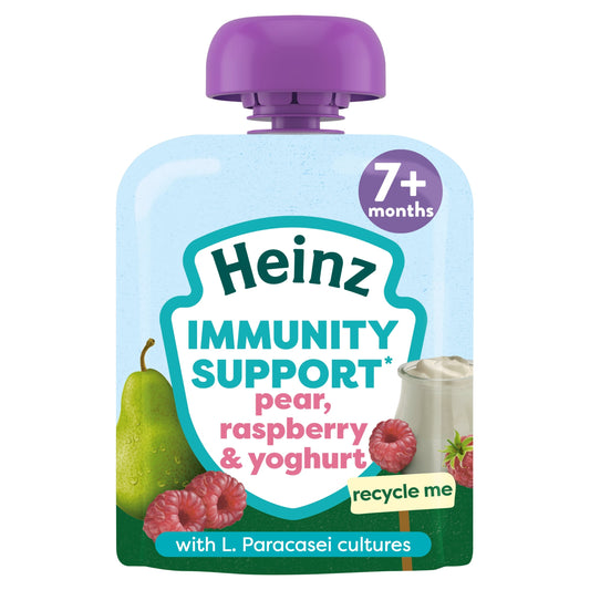 Heinz Immunity Support Baby Food Pear, Raspberry & Yoghurt 85g — image 1