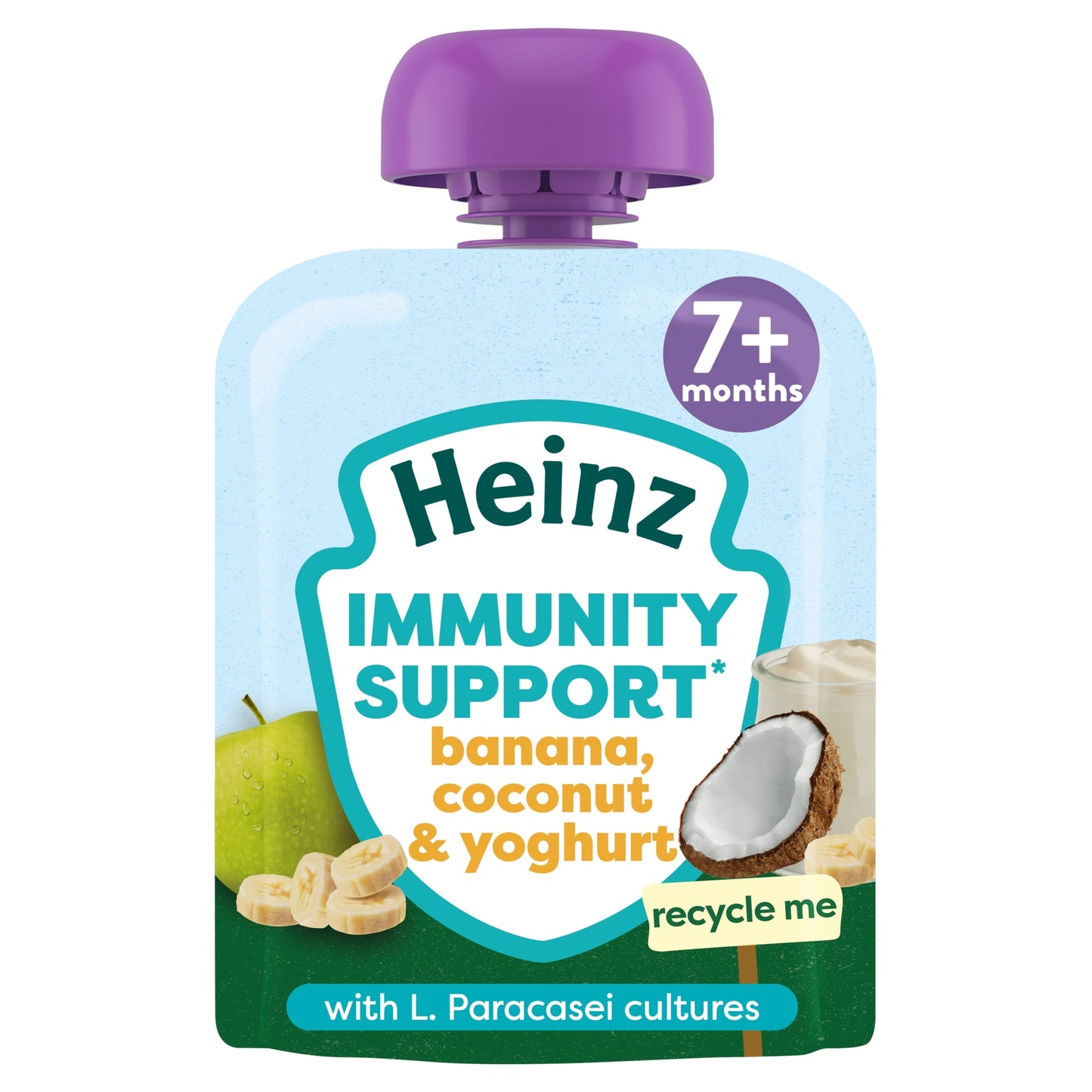 Heinz Immunity Support Baby Food Pouch - Banana, Coconut & Yoghurt 85g — image 1