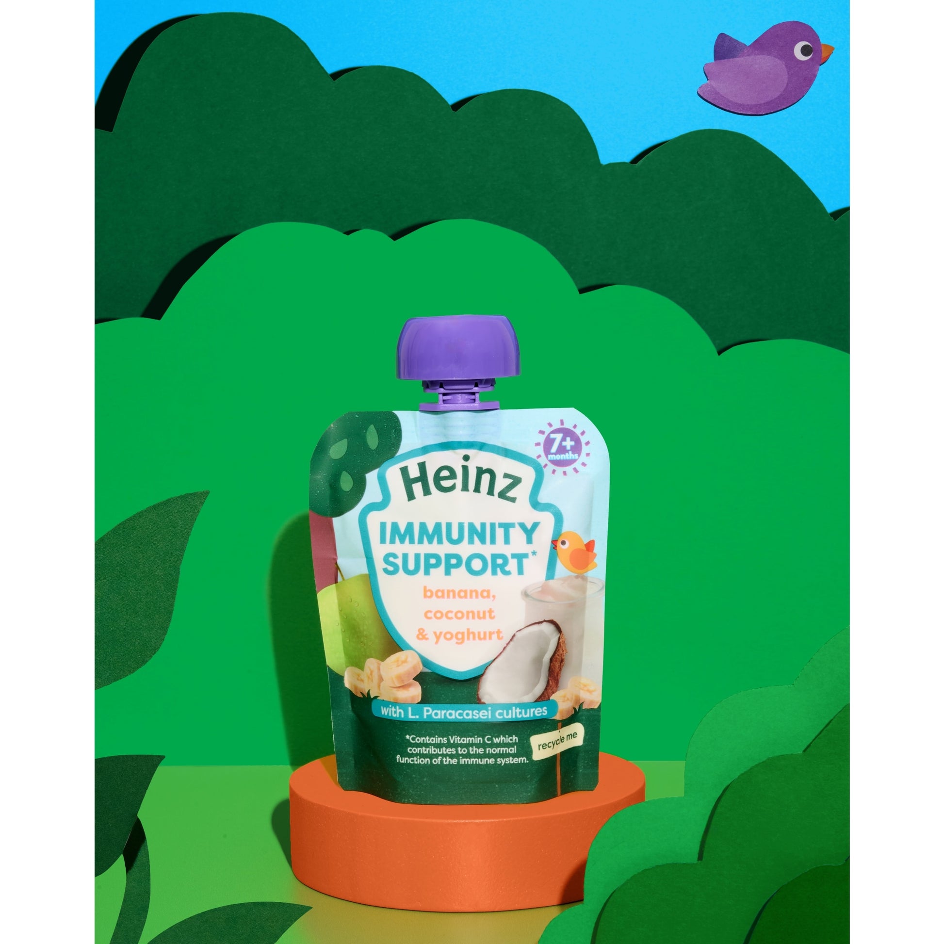 Heinz Immunity Support Baby Food Pouch - Banana, Coconut & Yoghurt 85g — image 2