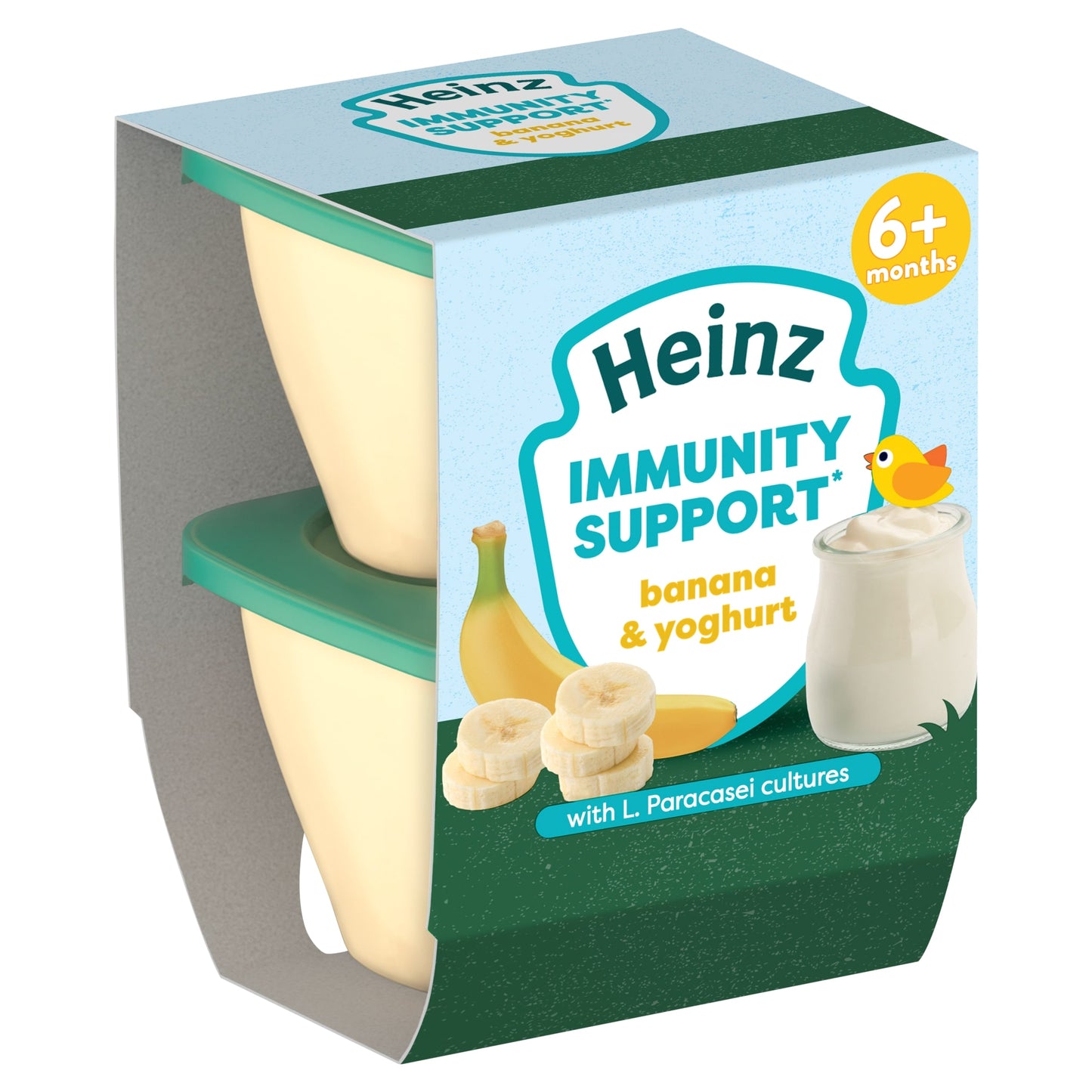 Heinz Immunity Support Banana and Yoghurt Pot 6m+ 2 x 100g — image 1