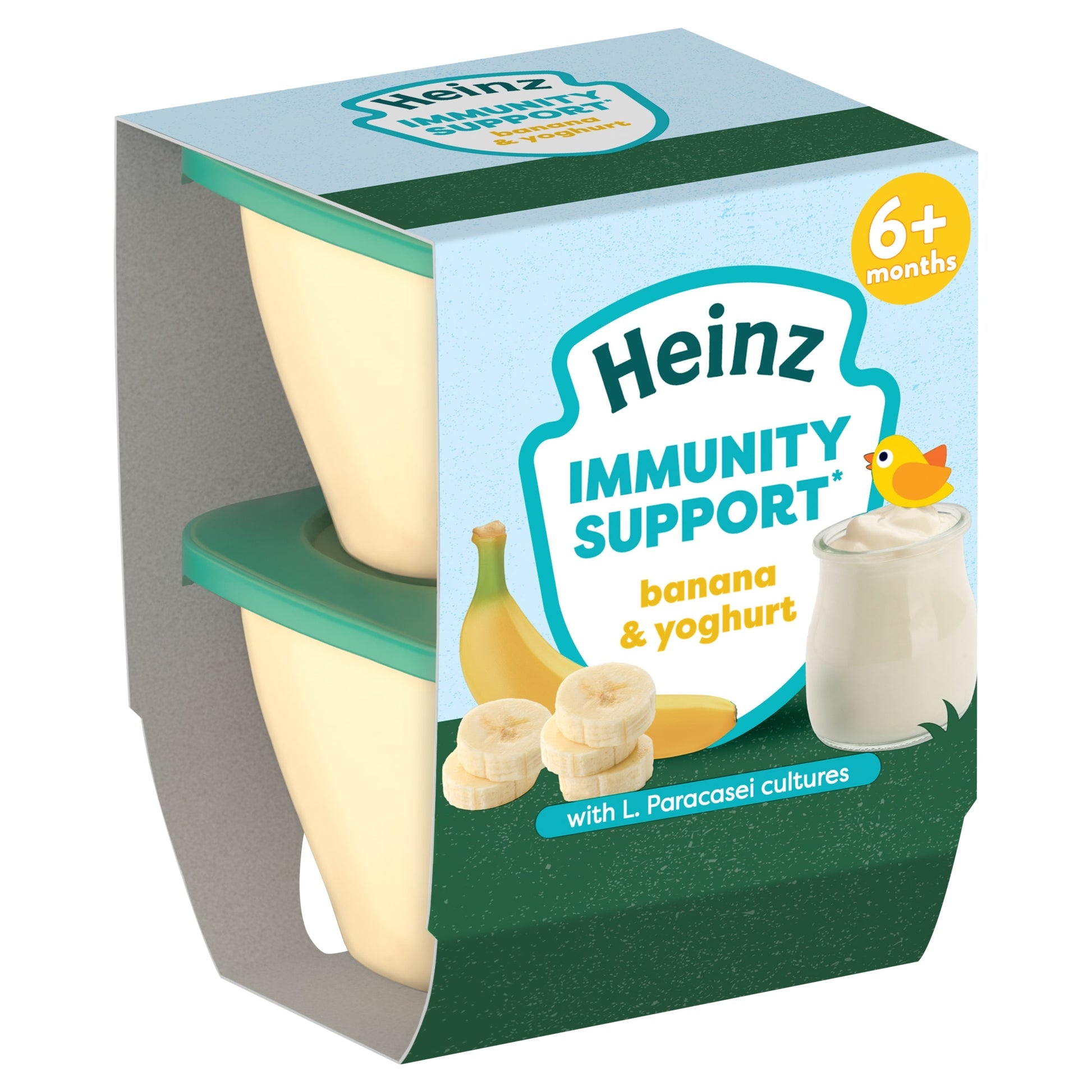 Heinz Immunity Support Banana and Yoghurt Pot 6m+ 2 x 100g — image 1